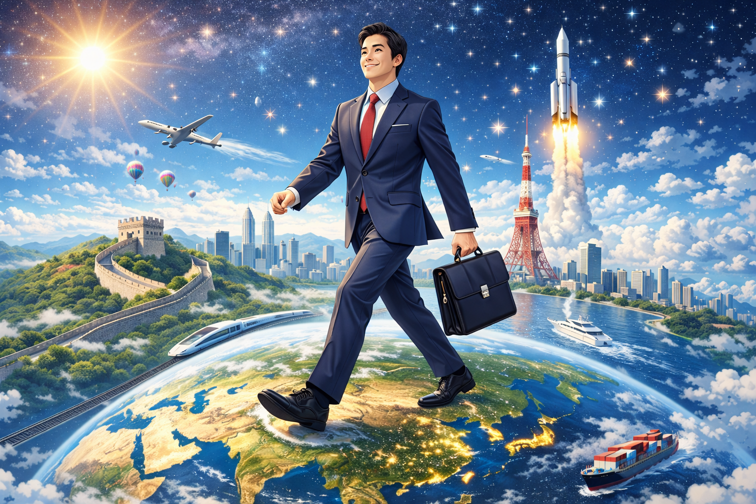 世界を相手に活躍する未来